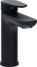 Aringa Смеситель для раковины Рейн AR02009BL черный – фотография-2