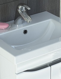 Vigo Тумба с раковиной Minor 50 белая – фотография-3