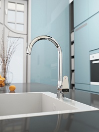 Tokito Смеситель для кухни Happo хром TOK-HAP-1013 – фотография-3