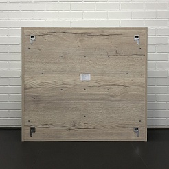 Comforty Мебель для ванной Клеон 90Н белая матовая/дуб дымчатый – фотография-11