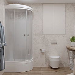 Triton Душевая кабина Лайт 100/100 В с полочкой Щ0000061826 – фотография-8