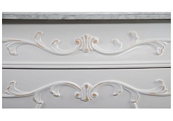 Demax Тумба с раковиной "Афины 120" белая ретро – фотография-5