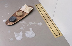 BERGES Wasserhaus Душевой лоток Top Stark 700 092150 золото – фотография-3