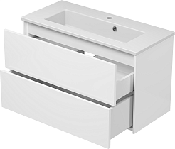 Brevita Тумба с раковиной Toy 80 белая – фотография-5