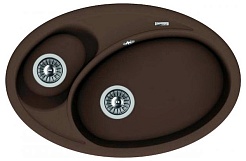 Florentina Мойка гранитная Селена 780 мокко – фотография-1