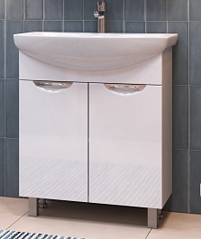 Vigo Мебель для ванной Callao 700-2-0 R Палермо белая – фотография-5