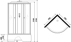 Niagara Душевая кабина Promo P90/40/MT – фотография-12
