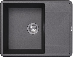 Florentina Мойка кухонная Пьемонт 650 черная – фотография-1