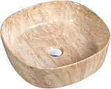 SantiLine Раковина накладная 44 SL-7024 бежевая под мрамор
