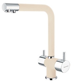 Florentina Смеситель "Арес AV" шампань для кухонной мойки – фотография-1