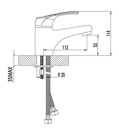 Lemark Смеситель "Omega LM3106C" для раковины – фотография-2