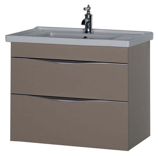 Aquanet Тумба под раковину Эвора 80 капучино – фото, картинка, фотография-1