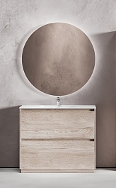Sancos Мебель для ванной Libra Floor 100 дуб галифакс натуральный – фотография-1