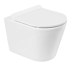 BelBagno Унитаз подвесной Flay-r BB053CHR/BB2111SC – фотография-1