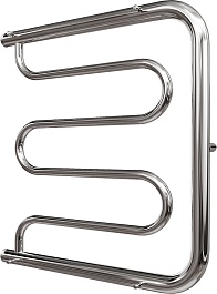 Point Полотенцесушитель водяной 500x600 PN25556P с полкой хром – фотография-1