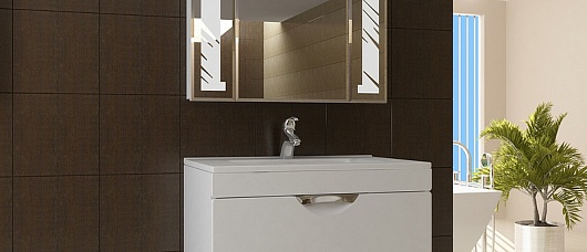 Vigo Тумба с раковиной "Kolombo 70" белая – картинка-3