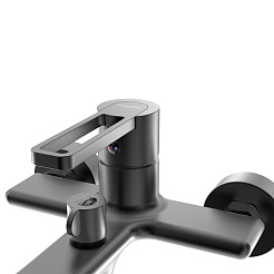 Tokito Смеситель для ванны KUDO чёрный TOK-KUD-1014 – фотография-3