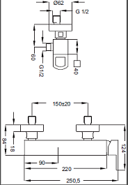 Cezares Смеситель LEVICO-DM-01-Cr для душа – фотография-2