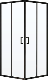 RGW Душевой уголок Passage PA-030B 80x80 профиль черный стекло прозрачное – фотография-1