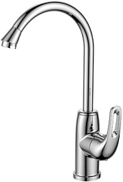 D&K Смеситель "Eucharius Rhein DA1372401" для кухонной мойки – фотография-1