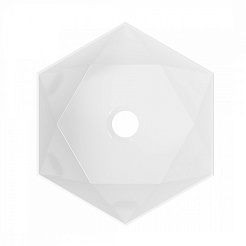 Teymi Раковина накладная в ванную Diamond 48 белая T51105 – фотография-5