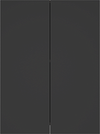 Misty Шкаф подвесной Поло 60 антрацит/дуб галифакс белый – фотография-2