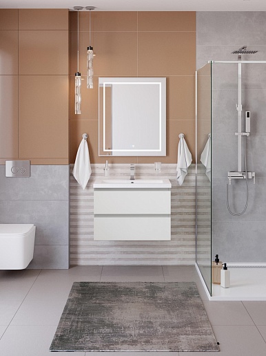 BelBagno Тумба с раковиной Kraft 75 Bianco Opaco – картинка-15