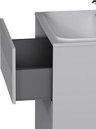 Am.Pm Мебель для ванной Func 60 подвесная белая матовая – фотография-7