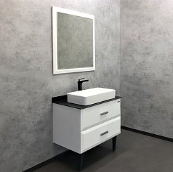 Comforty Мебель для ванной Империя 80 белая – фотография-4