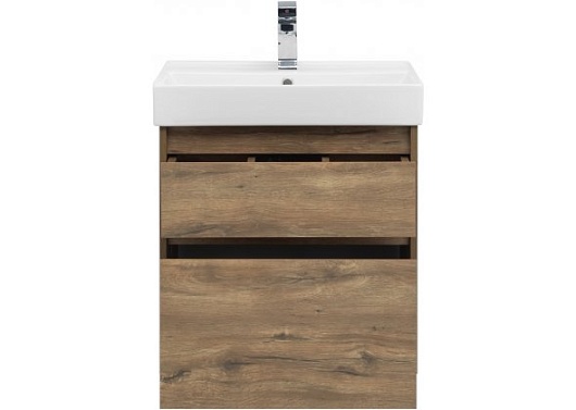 Aquanet Мебель для ванной Nova Lite 60 2 ящика, дуб рустикальный – фотография-10
