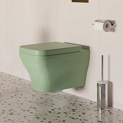 Ambassador Сиденье для унитаза Benefit мятное матовое – фотография-7