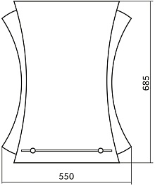 Mixline Зеркало Престиж Рио 55 – фотография-2