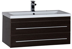 Aquanet Тумба с раковиной Нота 90 венге (171493) – фотография-1