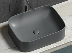 Ceramicanova Мебельная раковина Element 50 CN6052MDH тёмный антрацит матовый – фотография-8