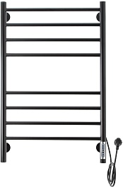 Domoterm Полотенцесушитель электрический Медея DMT П8 500x800 ЧРН EK R черный – фотография-1