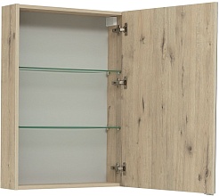 Aquanet Мебель для ванной Алвита New 60 2 дверцы подвесная дуб веллингтон белый – фотография-10