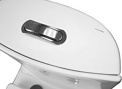 Azario Унитаз-моноблок Luna AZ-1037 безободковый с бачком с сиденьем микролифт белый – фотография-14
