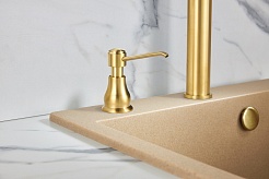 Milacio Дозатор для моющих средств Castellon MC.932.GD золото – фотография-3