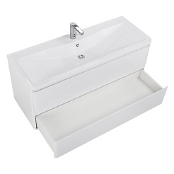 BelBagno Мебель для ванной Albano 120 подвесная Bianco Lucido – фотография-12
