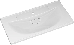 Misty Тумба c раковиной Модерн 80 белая – фотография-7