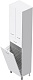 Onika Шкаф пенал Модерн 46 с б/к белый – фотография-8