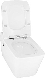 Azario Унитаз подвесной AZ-101C импульсный безободковый с инсталляцией белый – фотография-9