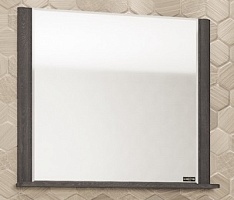 СанТа Зеркало с полкой Венера 80 дуб шале графит