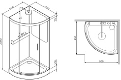 Am.Pm Душевая кабина Like W80C-016R090MTA – фотография-3