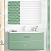 Brevita Мебель для ванной Verde 100 подвесная зеленая