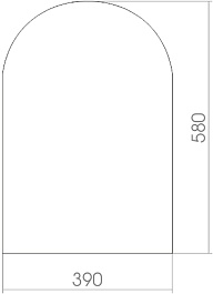 Mixline Зеркало Комфорт Арка 39 – фотография-2