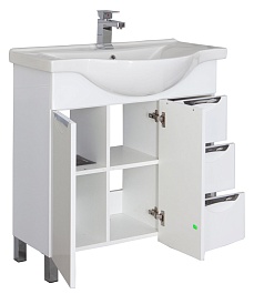 Aquanet Мебель для ванной "Асти 85" (177796) – фотография-3