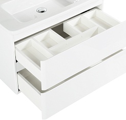 BelBagno Тумба с раковиной Albano-Cer 105 подвесная Bianco Lucido – фотография-6