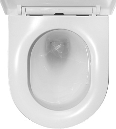 Azario Унитаз подвесной Ormi AZ-0253VD безободковый белый – фотография-10