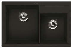 Florentina Мойка гранитная Касси 780 антрацит – фотография-1